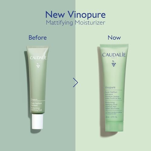 Caudalie Vinopure Oil-Control Moisturizer - 60 mL | Mattifying Face Moisturizer for Oily Skin Avelisse