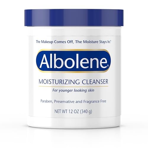 Albolene Moisturizing Cleanser & Makeup Remover Balm - Fragrance-Free Facial Cream for Cleansing & Hydration - Multi-Use Skincare for All Skin Types - No Harsh Chemicals - 12 oz - görsel 1