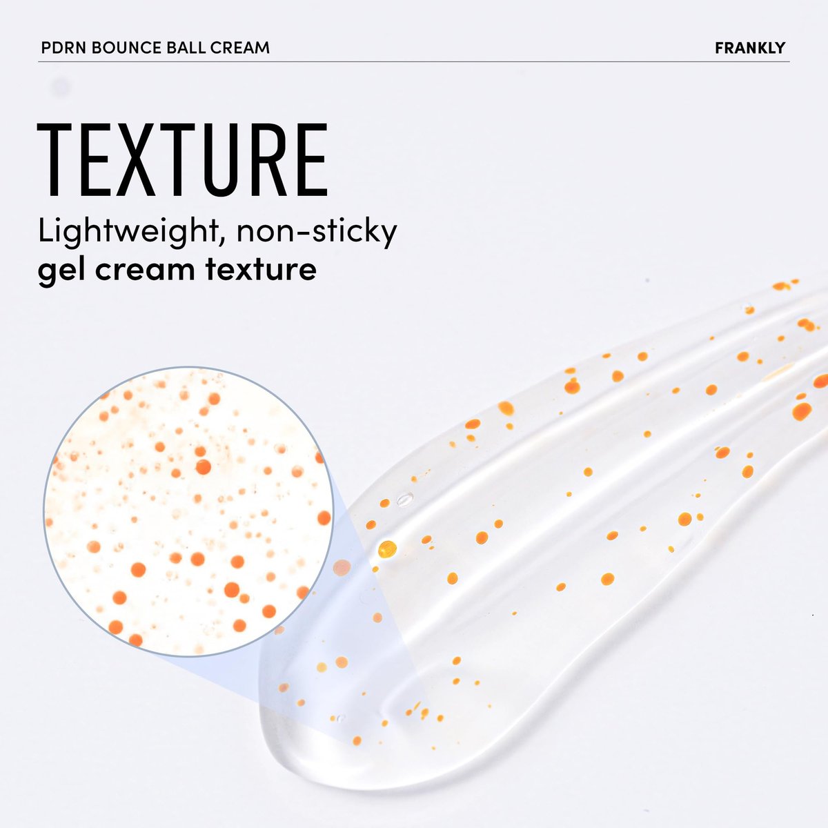 FRANKLY Salmon PDRN Bounce Ball Cream – 99% Pure Salmon DNA Moisturizer for Skin Repair & Glow | Post Microneedling Recovery & Barrier Repair | Lightweight Gel Cream | Korean Skincare | 1.69 fl oz Avelisse