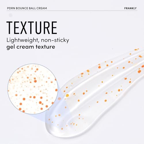 FRANKLY Salmon PDRN Bounce Ball Cream – 99% Pure Salmon DNA Moisturizer for Skin Repair & Glow | Post Microneedling Recovery & Barrier Repair | Lightweight Gel Cream | Korean Skincare | 1.69 fl oz Avelisse