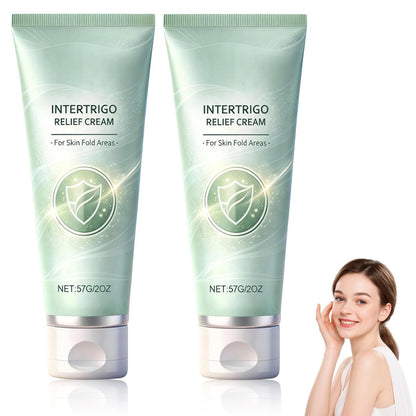 EOIRULA Intertrigo Cream (2-Pack) – Zinc Oxide & Undecylenic Acid Moisture Barrier Cream for Chafing, Irritated Skin – Non-Steroid Daily Use Avelisse