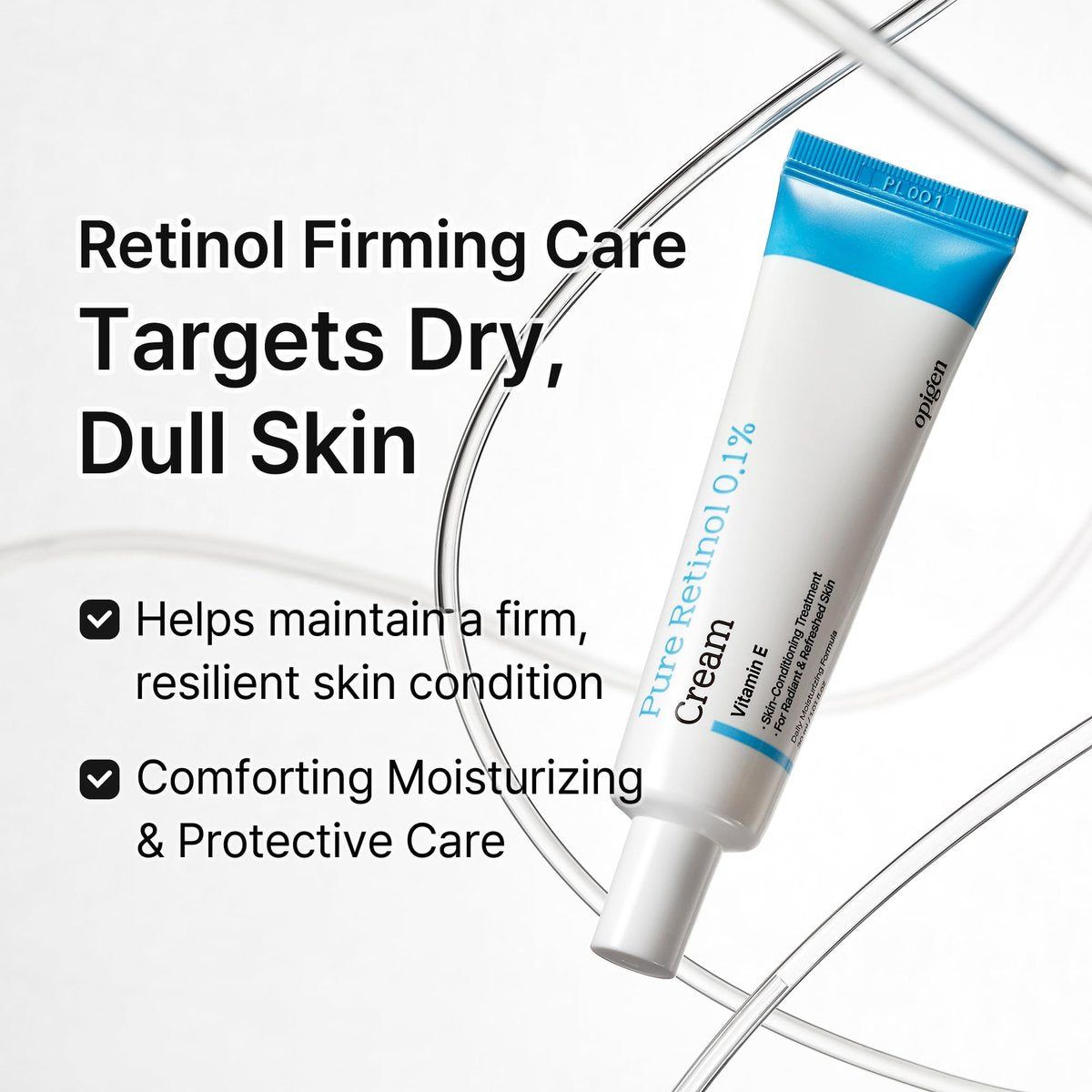 Opigen Pure Retinol 0.1% Cream with Panthenol & Vitamin E – Anti-Aging Moisturizer for Fine Lines & Skin Texture, 1.01 fl oz Korean Skin Care - görsel 5