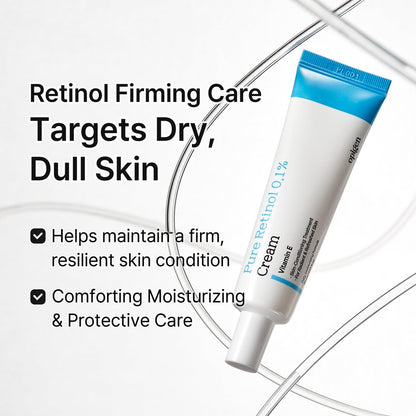 Opigen Pure Retinol 0.1% Cream with Panthenol & Vitamin E – Anti-Aging Moisturizer for Fine Lines & Skin Texture, 1.01 fl oz Korean Skin Care