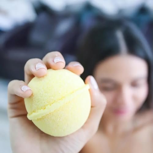 12-Pack Bath Bombs with Surprise Inside – Organic Essential Oils, Mini Cosplay Pretend Playset, Fun Bubble Bath for Kids, Easter Birthday Christmas Gifts Avelisse