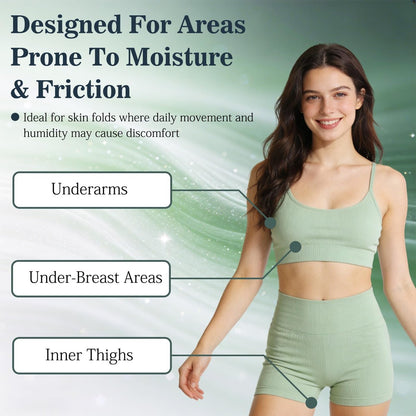 XiuFa Intertrigo Cream for Skin Fold Care – Chafing Support Cream, Fast-Drying Non-Greasy Formula, 2-Pack (1 Fl Oz Each) Avelisse