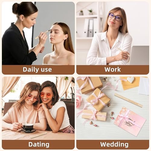 DGTiWZRang Waterproof Eyebrow Pen – Natural Hairlike Strokes, Long-Lasting Dark Brown Brow Pencil for Women & Men Avelisse