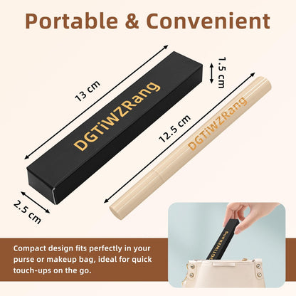DGTiWZRang Waterproof Eyebrow Pen – Natural Hairlike Strokes, Long-Lasting Dark Brown Brow Pencil for Women & Men Avelisse