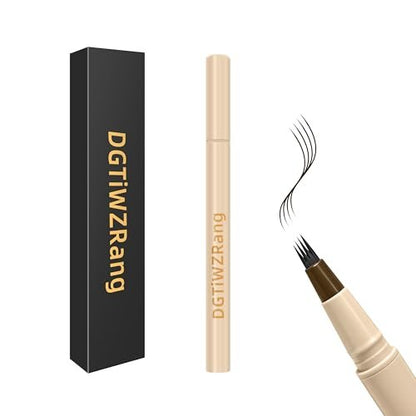 DGTiWZRang Waterproof Eyebrow Pen – Natural Hairlike Strokes, Long-Lasting Dark Brown Brow Pencil for Women & Men Avelisse