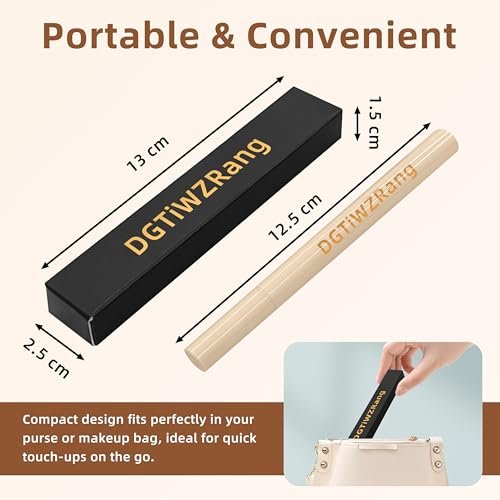 DGTiWZRang Waterproof Eyebrow Pen – Natural Hairlike Strokes, Long-Lasting Dark Brown Brow Pencil for Women & Men Avelisse