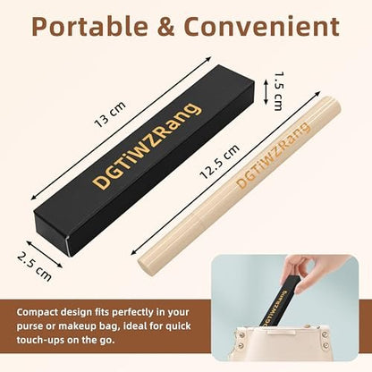 DGTiWZRang Waterproof Eyebrow Pen – Natural Hairlike Strokes, Long-Lasting Dark Brown Brow Pencil for Women & Men Avelisse