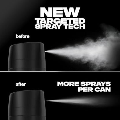 AXE Black Body Spray 4-Pack - 48 Hour Freshness, Aluminum Free, 2.9 oz Each Avelisse