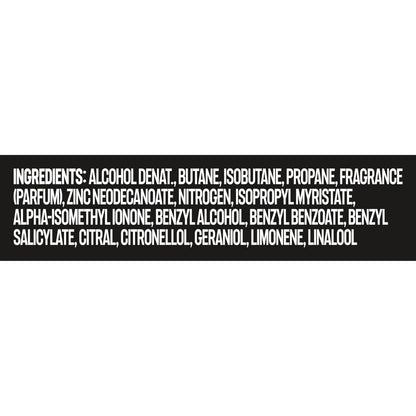 AXE Black Body Spray 4-Pack - 48 Hour Freshness, Aluminum Free, 2.9 oz Each Avelisse