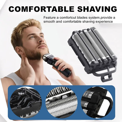 Premium Replacement Blades and Foil Set for Panasonic Arc 5 Shavers - Compatible with ES-LV65, ES-LV95, ES-LV97-K, ES-LV67-K - Stainless Steel Inner Blade & Outer Foil Combo for Sensitive Skin
