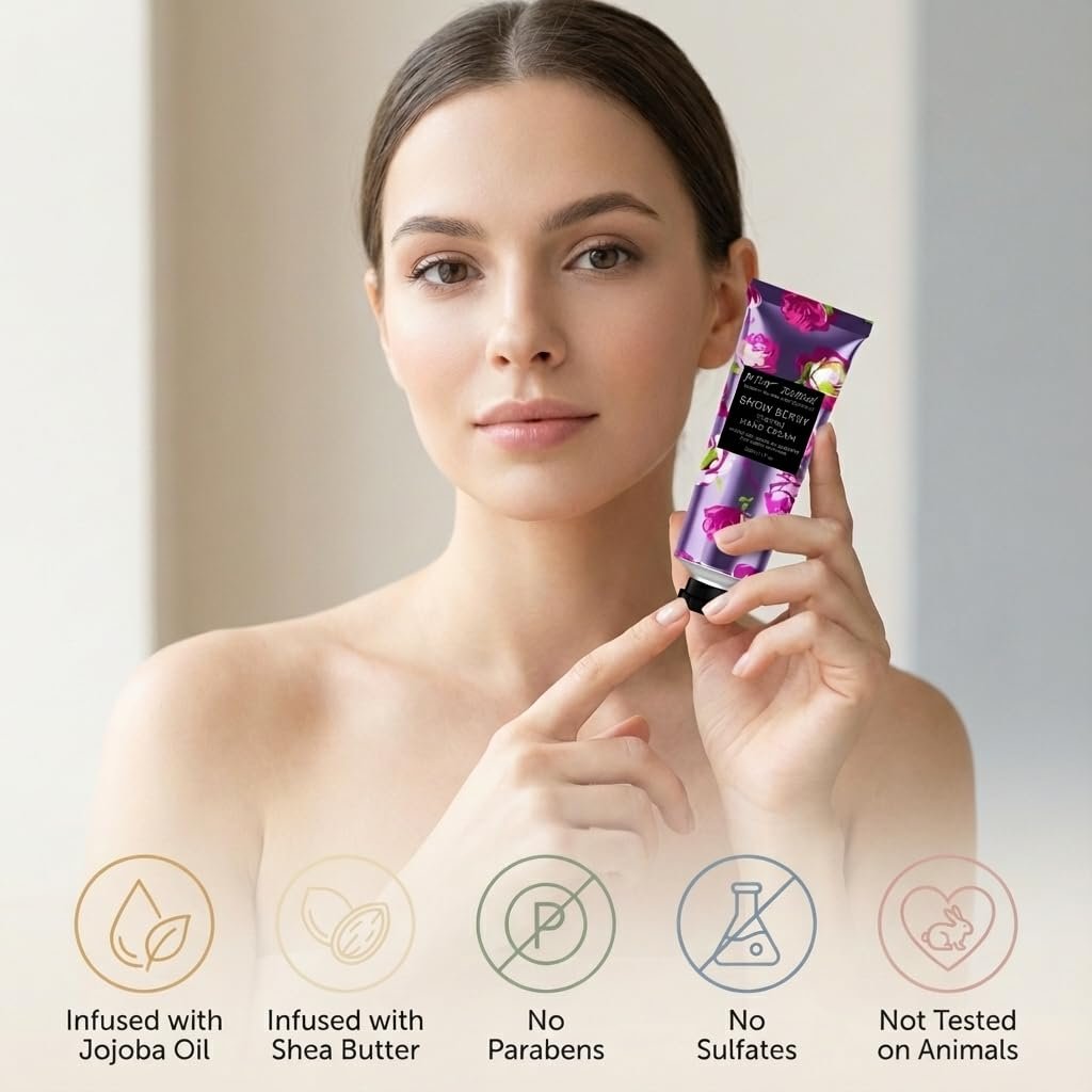Betsey Johnson Hand Cream Gift Set – 7 Piece Travel Size Lotion Collection for Women, Mini Hand Creams for Dry Skin, Moisturizing Hand Lotion with Lavender, Rose, Vanilla & More – 30ml Each - görsel 17
