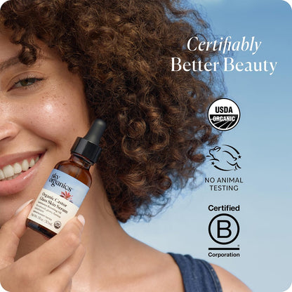 Sky Organics Organic Castor Glass Skin Serum – Dermatologist Tested Natural Face Serum with Organic Castor Oil & Jojoba Oil, 1 fl oz Avelisse