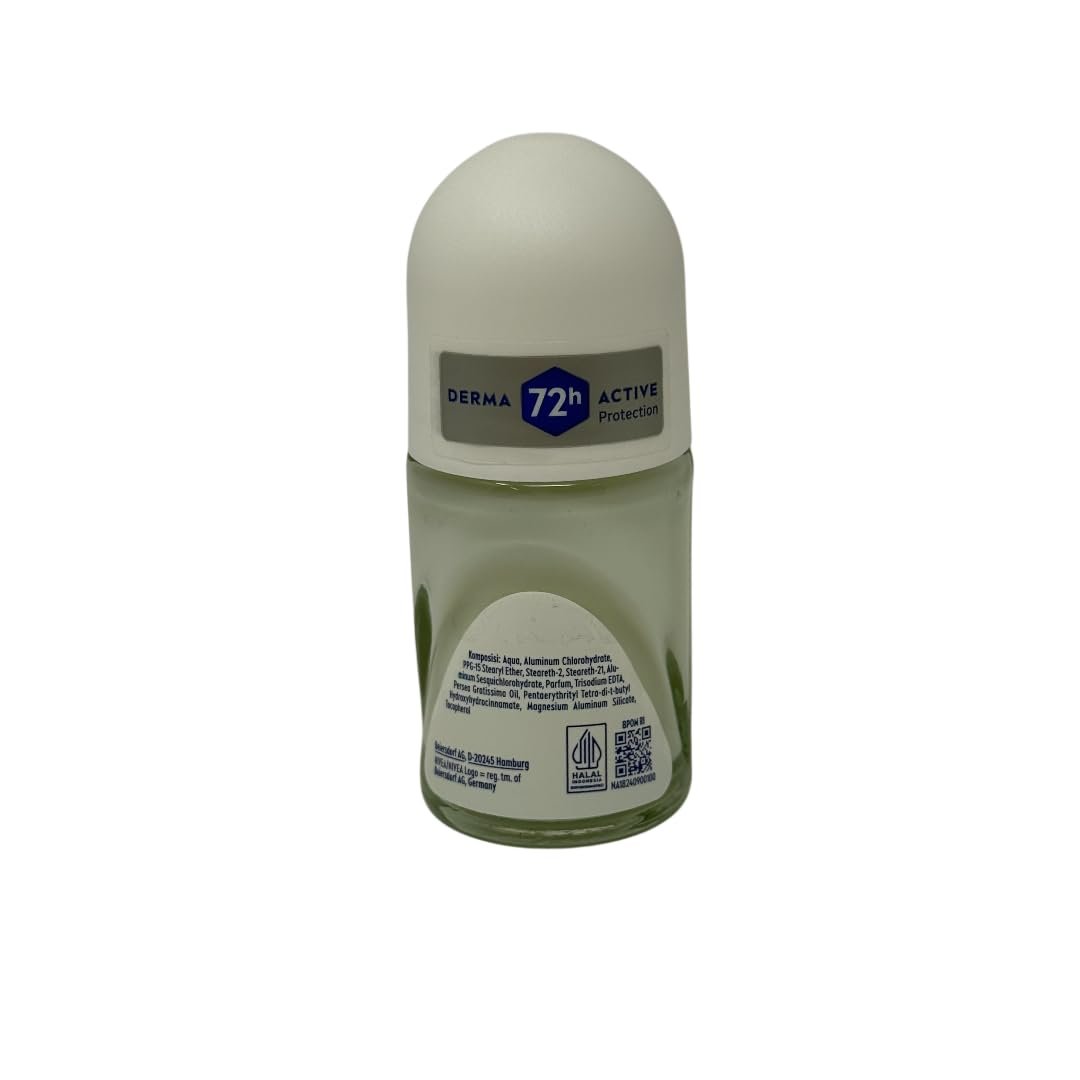 NIVEA Dry Comfort Roll-On Deodorant 25ml (2 Pack) – 72H Sweat & Odor Protection, Quick Dry Formula with Mineral Extracts, Long-Lasting Freshness, Gentle Skin Care, Travel Size - görsel 6