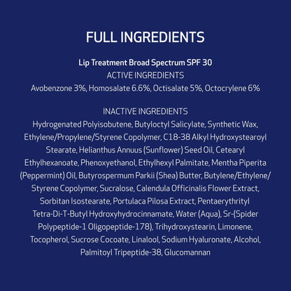 Obagi Lip Therapy SPF 30 Soothe & Protect Lip Balm Treatment with Hyaluronic Acid, Vitamin E & Peptides – Visibly Plumps, Soothes & Moisturizes Dry Lips & Protects Against UVA/UVB Rays – .34 oz Avelisse
