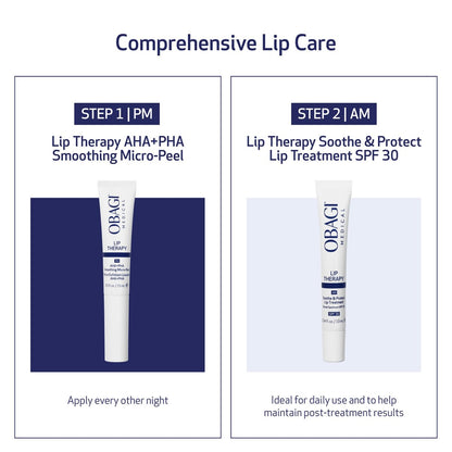 Obagi Lip Therapy SPF 30 Soothe & Protect Lip Balm Treatment with Hyaluronic Acid, Vitamin E & Peptides – Visibly Plumps, Soothes & Moisturizes Dry Lips & Protects Against UVA/UVB Rays – .34 oz Avelisse