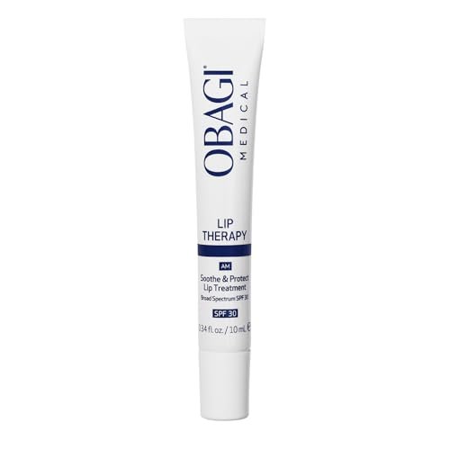 Obagi Lip Therapy SPF 30 Soothe & Protect Lip Balm Treatment with Hyaluronic Acid, Vitamin E & Peptides – Visibly Plumps, Soothes & Moisturizes Dry Lips & Protects Against UVA/UVB Rays – .34 oz Avelisse