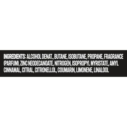 AXE Dark Temptation Body Spray 4-Pack - 48-Hour Freshness, Aluminum Free, 2.9 oz Each Avelisse