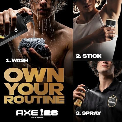 AXE Fine Fragrance Collection Body Spray Black Vanilla 72 Hour Freshness Aluminum Free 2.9 oz