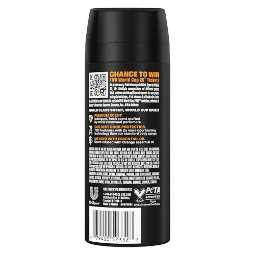 AXE Fine Fragrance Collection Body Spray Black Vanilla 72 Hour Freshness Aluminum Free 2.9 oz - görsel 4