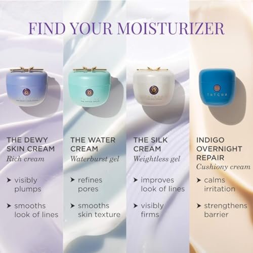 TATCHA The Dewy Skin Cream, Travel-Sized Mini - Rich Face Moisturizer for Dry & Combination Skin, 0.5 Fl Oz Avelisse