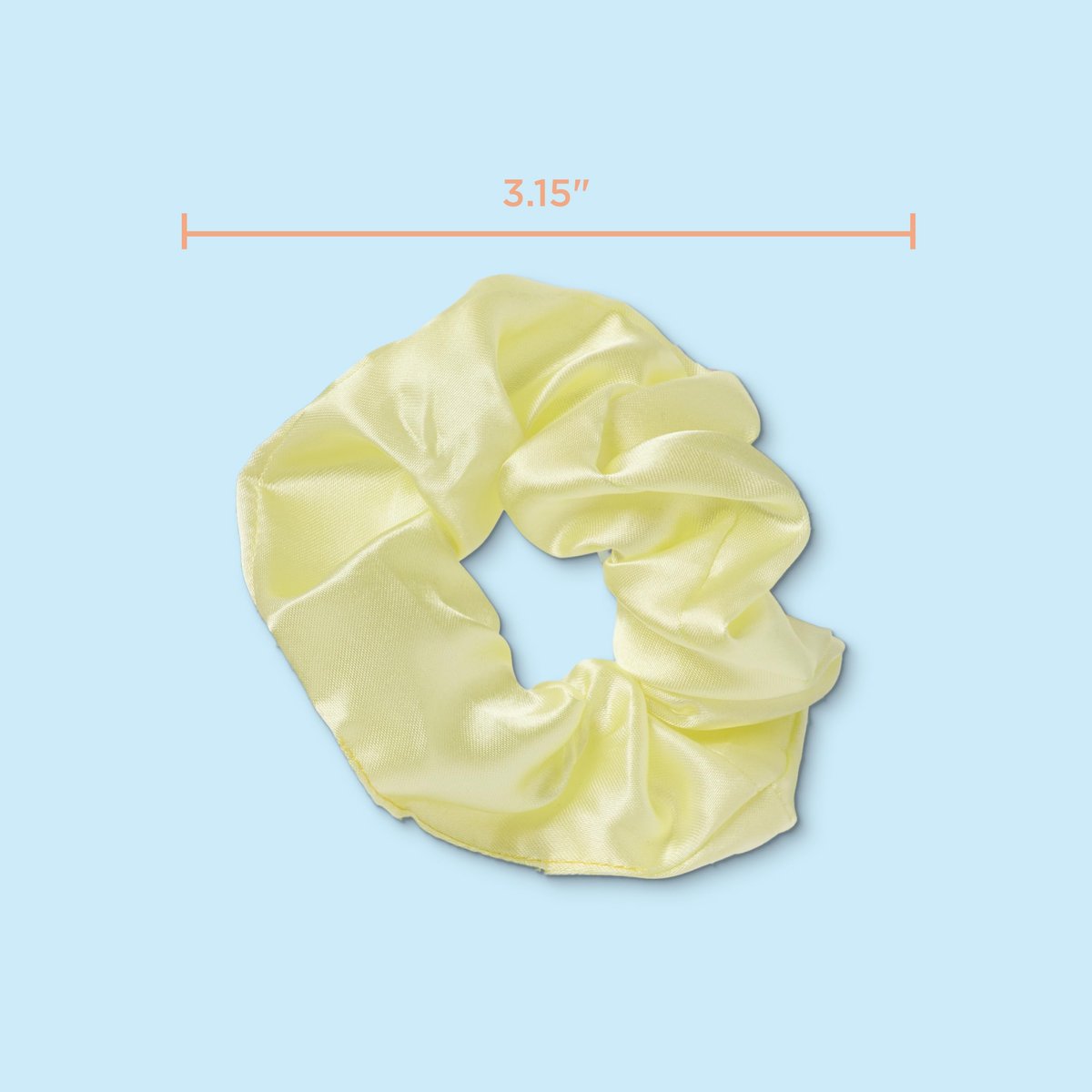 Goody x Bluey Multicolor Satin Scrunchies - 4 Count, Ouchless Hold for All Hair Types - görsel 7