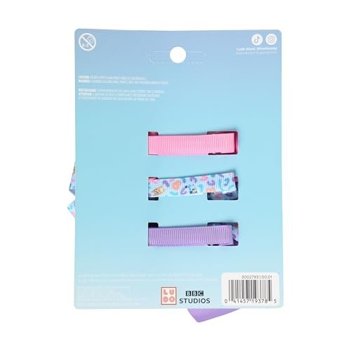 Goody x Bluey & Bingo Multicolor Bow Barrettes 3ct - SlideProof Hold for All Hair Types - görsel 12