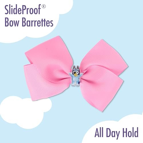 Goody x Bluey & Bingo Multicolor Bow Barrettes 3ct - SlideProof Hold for All Hair Types - görsel 6