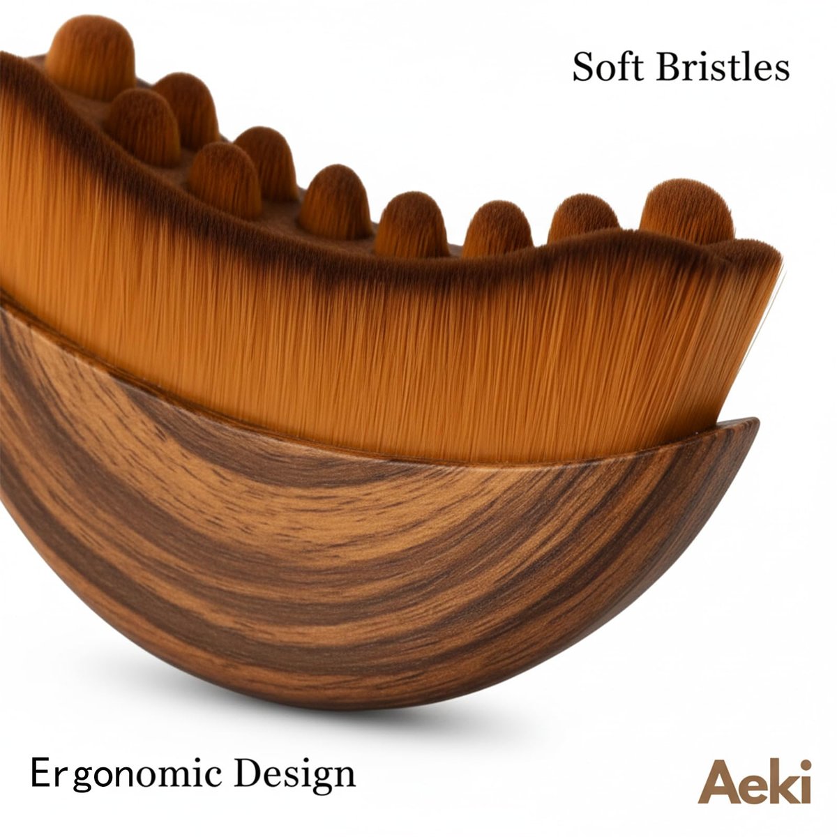 Aeki Lymphatic Contour Face Brush - Lymphatic Drainage Massager for Chin & Jawline Sculpting, Dry Facial Gentle Beauty Tool for All Skin Types - görsel 5