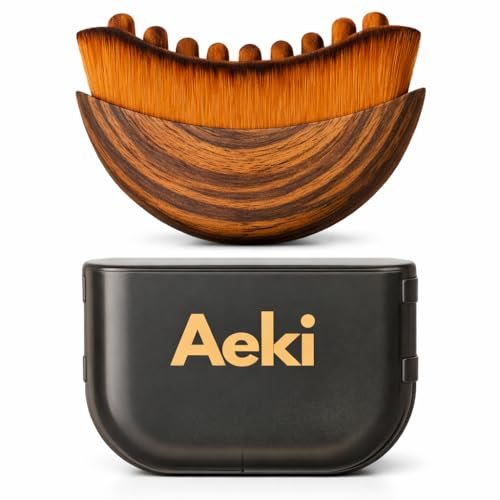 Aeki Lymphatic Contour Face Brush - Lymphatic Drainage Massager for Chin & Jawline Sculpting, Dry Facial Gentle Beauty Tool for All Skin Types - görsel 2