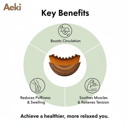 Aeki Lymphatic Contour Face Brush - Lymphatic Drainage Massager for Chin & Jawline Sculpting, Dry Facial Gentle Beauty Tool for All Skin Types