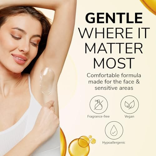 Dermwax Elite Naked Clear Hard Wax Beads – Transparent Gel Formula for Detailed Waxing, Hypoallergenic & Fragrance-Free, Low Temp Melt, Quick Set, 32 oz Avelisse