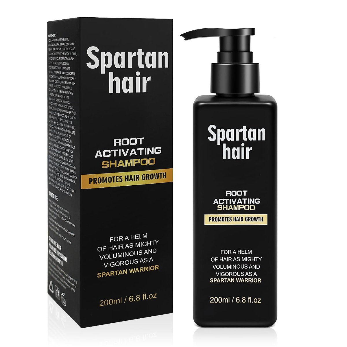 Root Activator Shampoo for Men & Women - Strengthening & Smoothing System for Thinning and Gray Hair - Adds Volume & Nourishes Strands (6.8 Fl Oz) - görsel 1