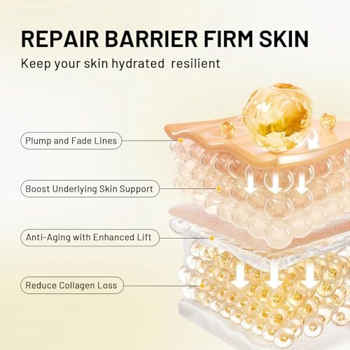 Silk Peptide Intensive Lifting Ampoule - Deep Collagen Multi Peptide Serum Korean Anti Aging Serum with PDRN for Face Tightening, Lifting, Smoothing, Hydrating Avelisse