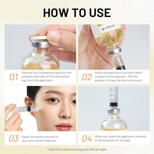 Silk Peptide Intensive Lifting Ampoule - Deep Collagen Multi Peptide Serum Korean Anti Aging Serum with PDRN for Face Tightening, Lifting, Smoothing, Hydrating Avelisse