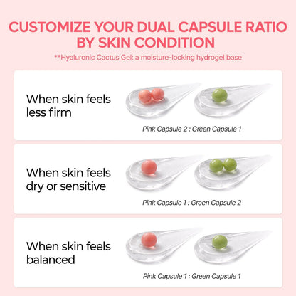 Dr.Melaxin Cactox Pore Dual Capsule Cream – Pore Minimizing & Hydrating Face Cream with Cactus Extract, PDRN & Vegan Collagen Avelisse