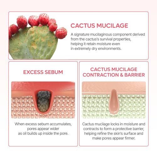 Dr.Melaxin Cactox Pore Dual Capsule Cream – Pore Minimizing & Hydrating Face Cream with Cactus Extract, PDRN & Vegan Collagen Avelisse