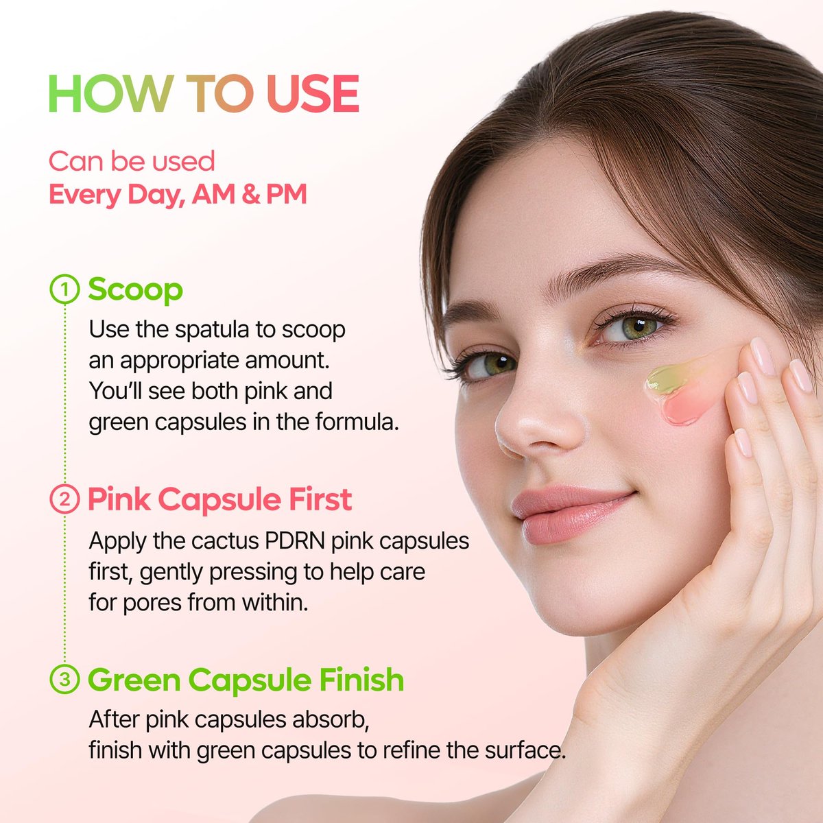 Dr.Melaxin Cactox Pore Dual Capsule Cream – Pore Minimizing & Hydrating Face Cream with Cactus Extract, PDRN & Vegan Collagen Avelisse