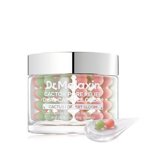 Dr.Melaxin Cactox Pore Dual Capsule Cream – Pore Minimizing & Hydrating Face Cream with Cactus Extract, PDRN & Vegan Collagen Avelisse