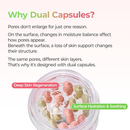 Dr.Melaxin Cactox Pore Dual Capsule Cream – Pore Minimizing & Hydrating Face Cream with Cactus Extract, PDRN & Vegan Collagen Avelisse