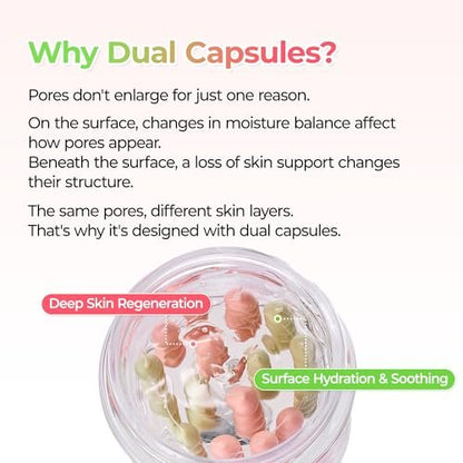Dr.Melaxin Cactox Pore Dual Capsule Cream – Pore Minimizing & Hydrating Face Cream with Cactus Extract, PDRN & Vegan Collagen Avelisse