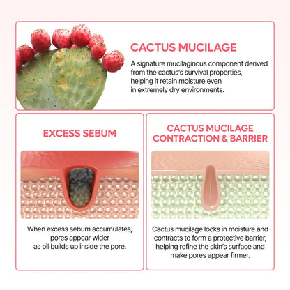 Dr.Melaxin Cactox Pore Dual Capsule Cream – Pore Minimizing & Hydrating Face Cream with Cactus Extract, PDRN & Vegan Collagen Avelisse
