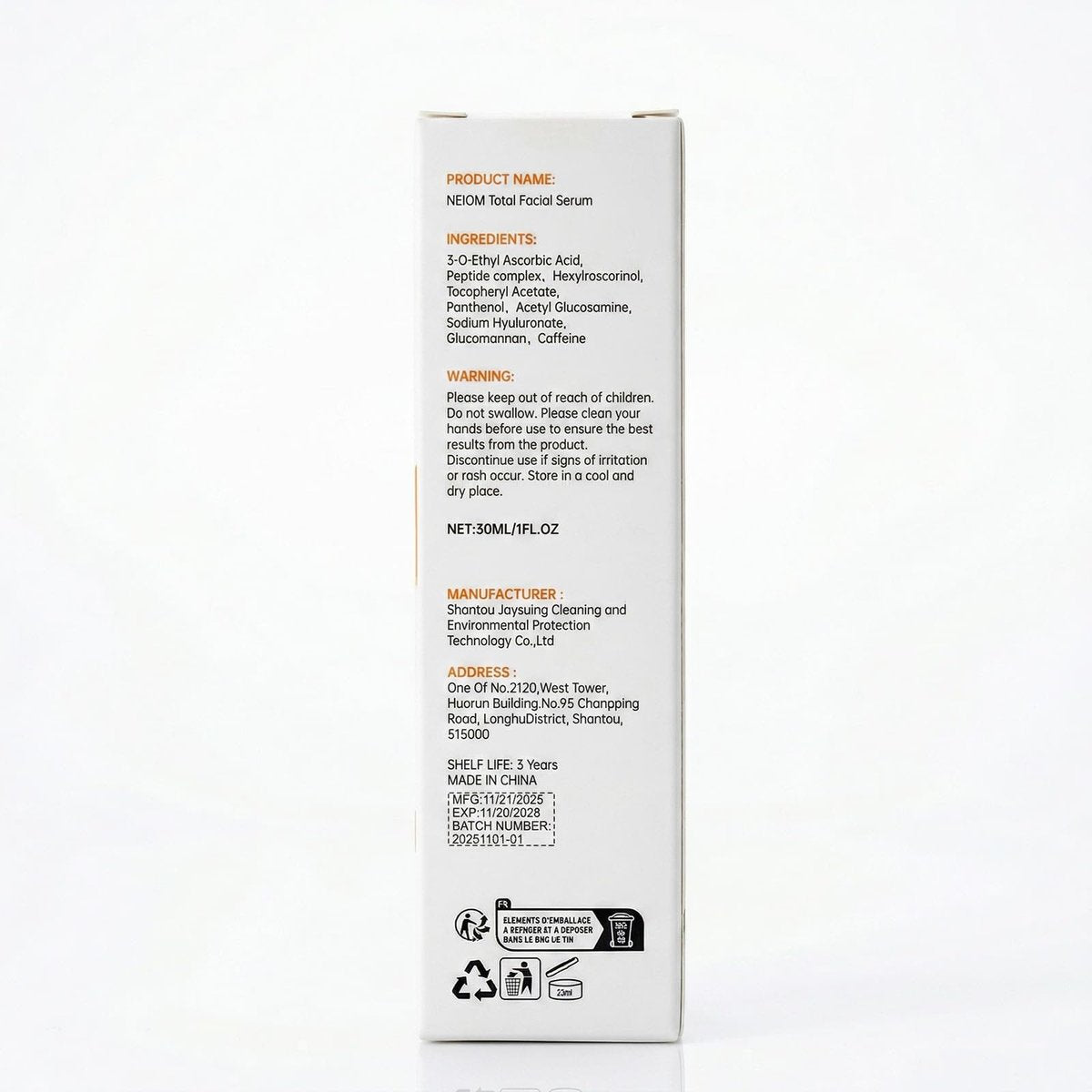 Vitamin C Serum with Hyaluronic Acid, Vitamin E, Tri-Peptide & B5 - Dark Spot Remover, Anti-Aging, Firming, Brightening & Lifting for Mature Skin, 1 fl oz Avelisse