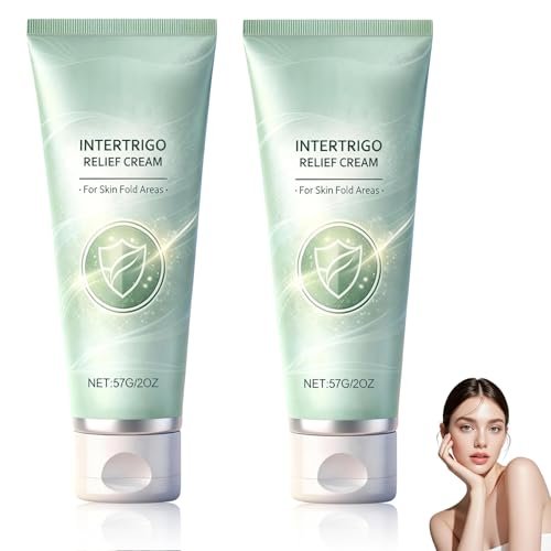 Intertrigo Cream for Skin Fold Care & Chafing Relief – Soothes Irritated Skin, Supports Moisture Management (2-Pack) Avelisse