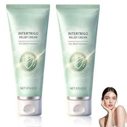 Intertrigo Cream for Skin Fold Care & Chafing Relief – Soothes Irritated Skin, Supports Moisture Management (2-Pack) Avelisse