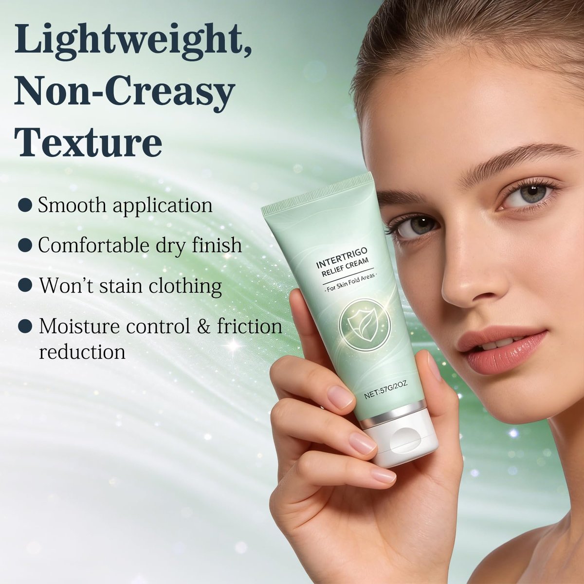Intertrigo Cream for Skin Fold Care & Chafing Relief – Soothes Irritated Skin, Supports Moisture Management (2-Pack) Avelisse