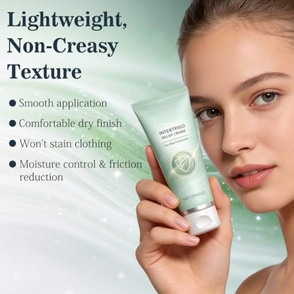 Intertrigo Cream for Skin Fold Care & Chafing Relief – Soothes Irritated Skin, Supports Moisture Management (2-Pack) Avelisse