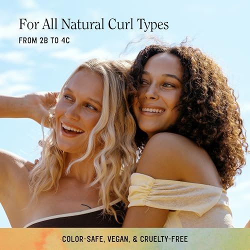 California Naturals Dream Curl Defining Cream for Wavy, Curly & Coily Hair - Anti-Frizz Curl Cream with Shea Butter & Castor Oil - Sulfate & Paraben Free, Natural, Vegan - Rose Garden, 8 oz - görsel 11